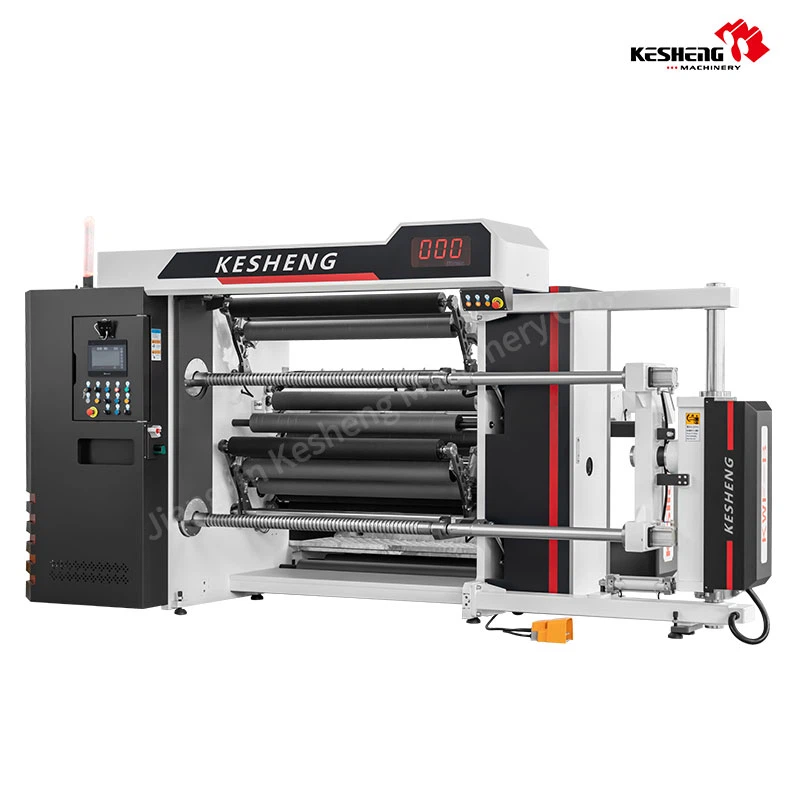 Màquina de tallar horitzontal d'alta velocitat per a plàstic Flim