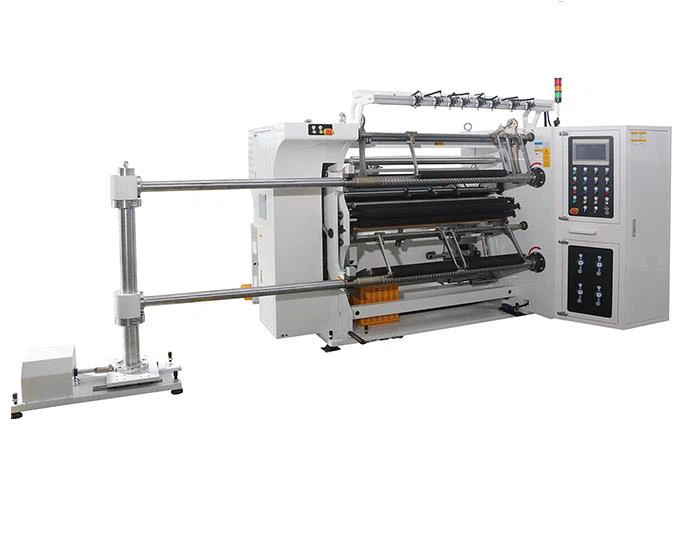 Màquina rebobinadora de film de plàstic d'alta velocitat